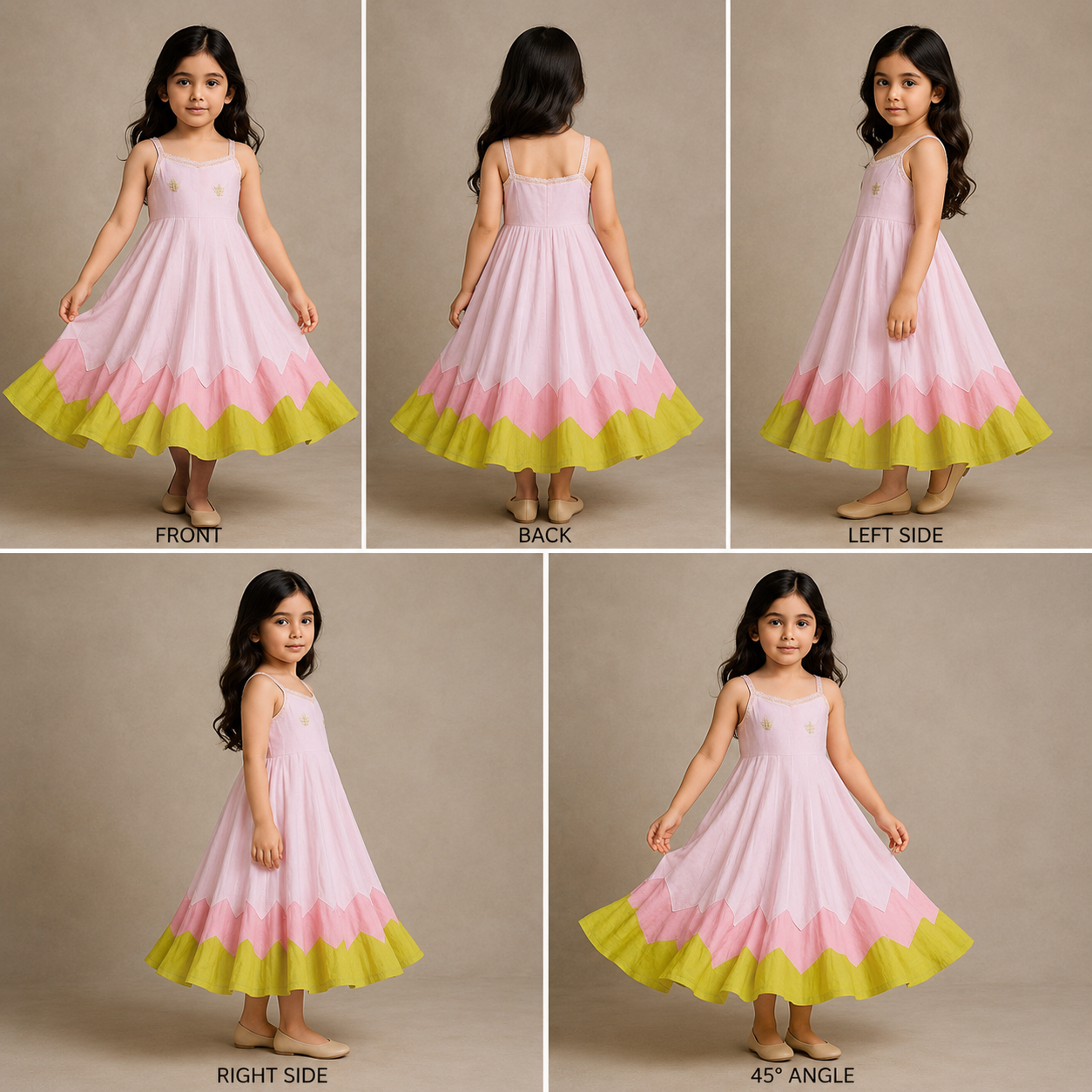 Pre Order: Multicolour Cotton Dress