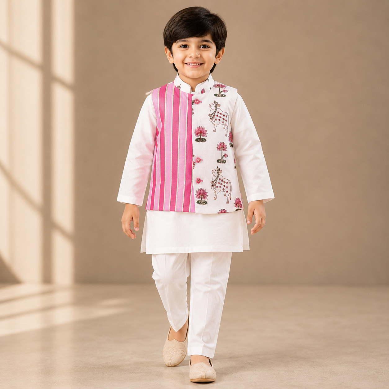 Pre Order: Gulnaar Prince Jacket And pyjama