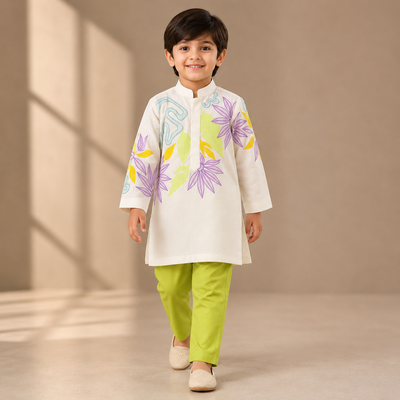 Pre Order: Rang Bahaar Kurta Set