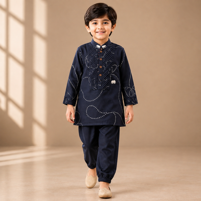 Pre Order: Shahi Gaj Kurta Set