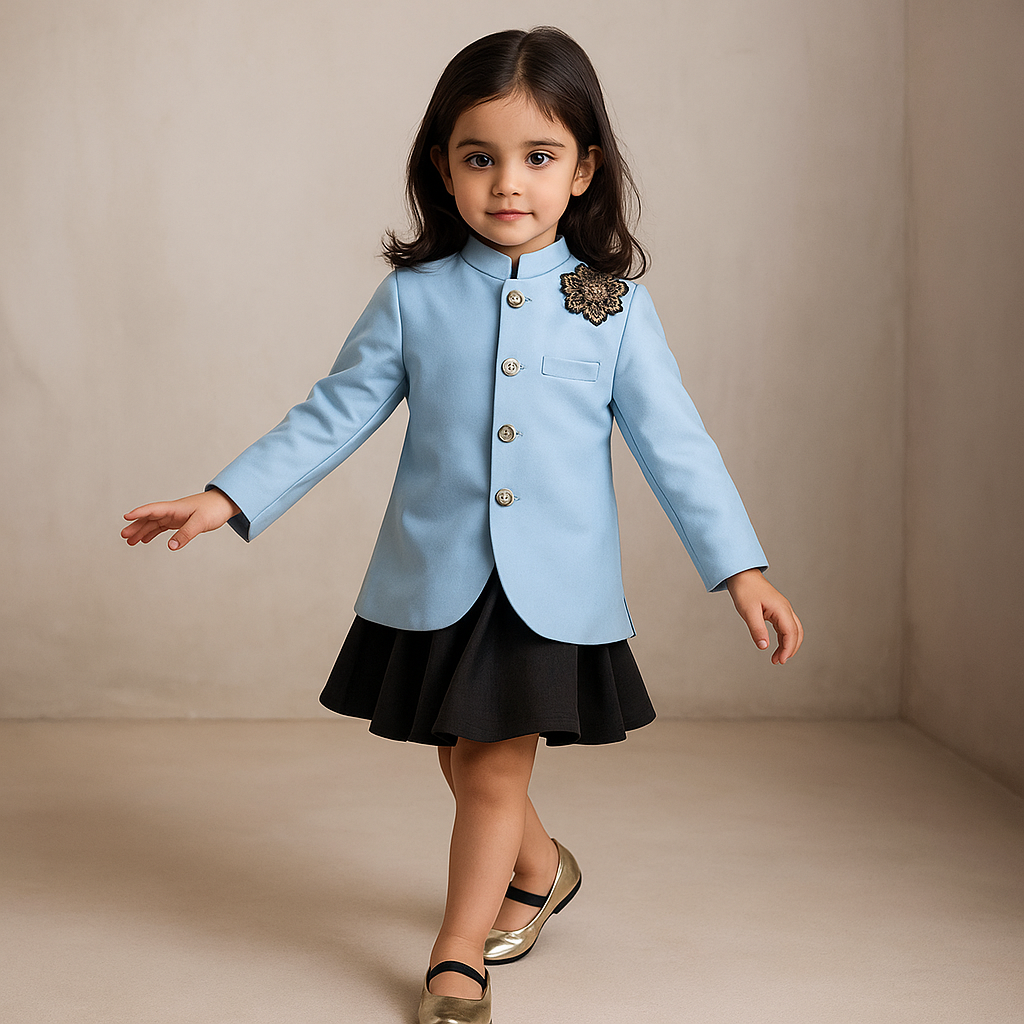 Pre Order: Pocket Detailed Blue Blazer
