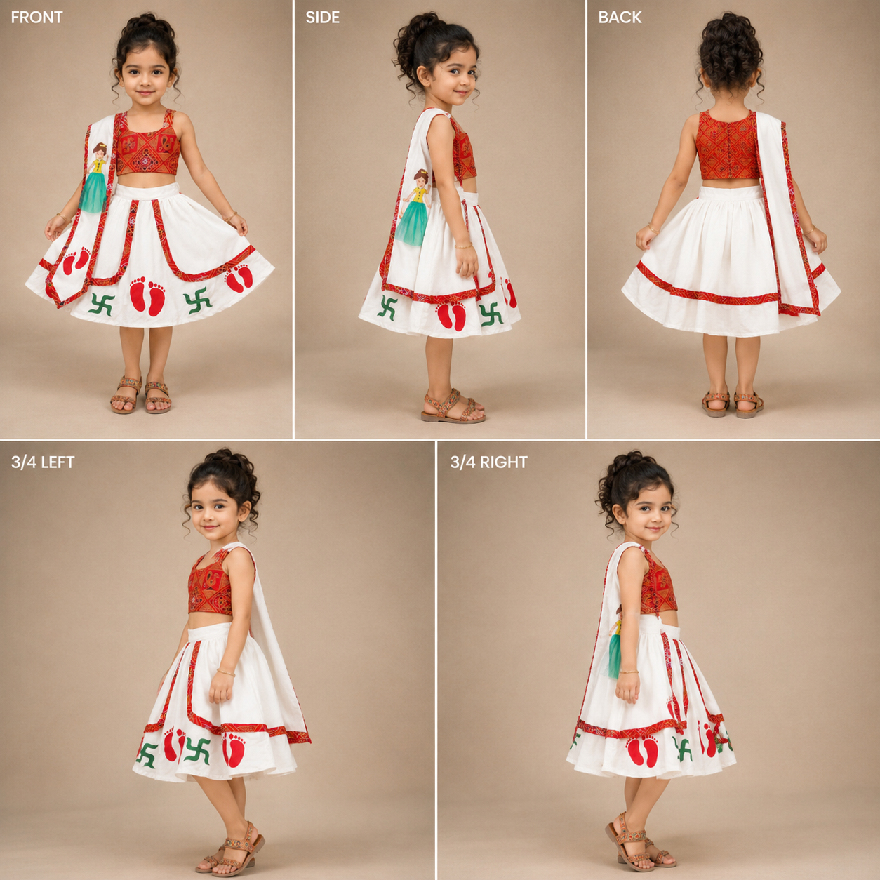 Pre Order: Radha Charan Set
