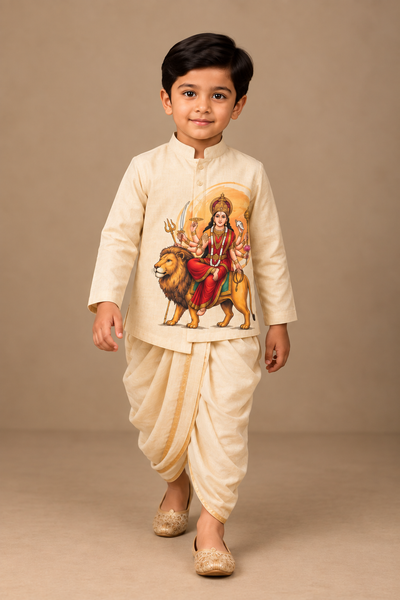 Pre Order: Durga Vaibhav Kurta Set