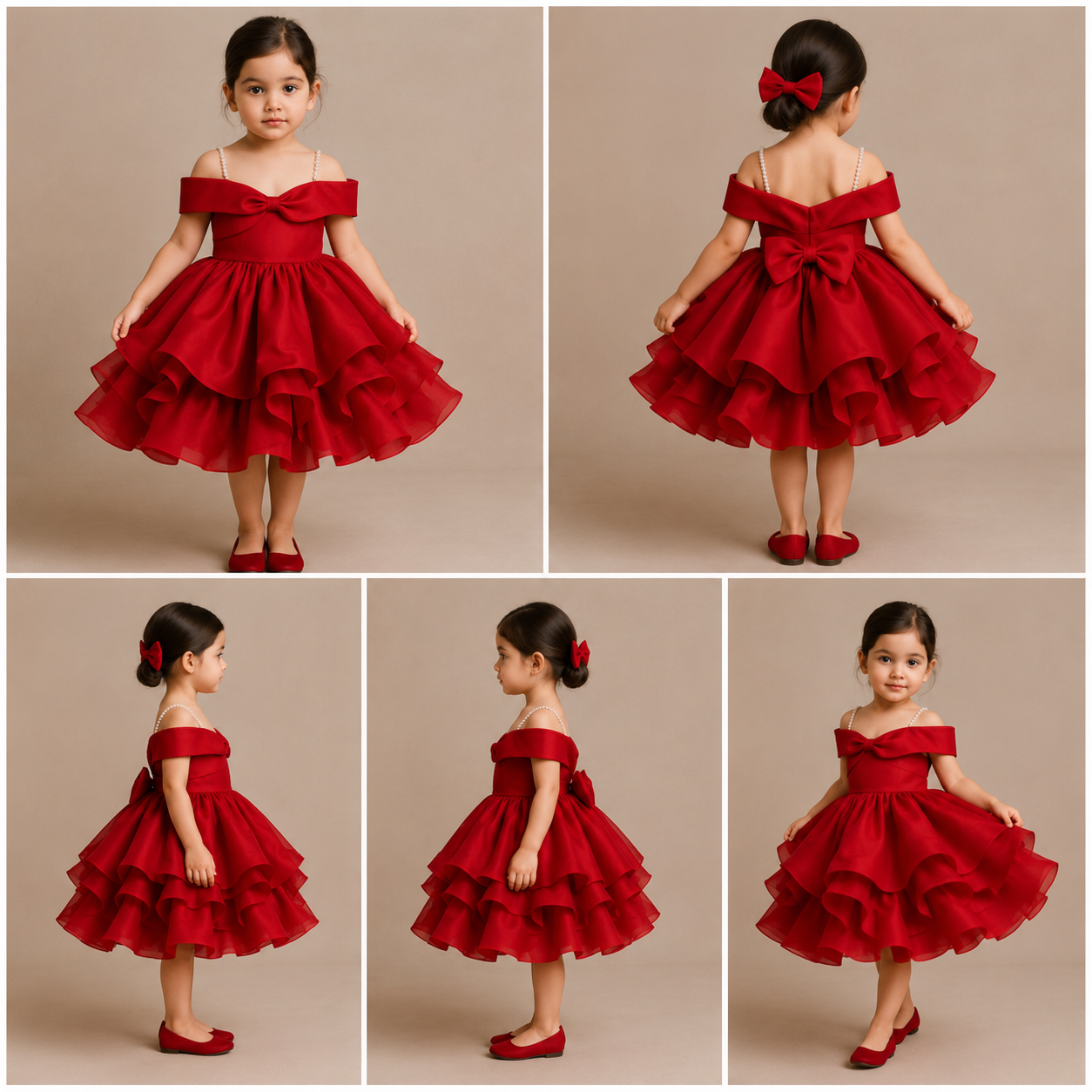 Pre Order: Ford Red Satin Dress
