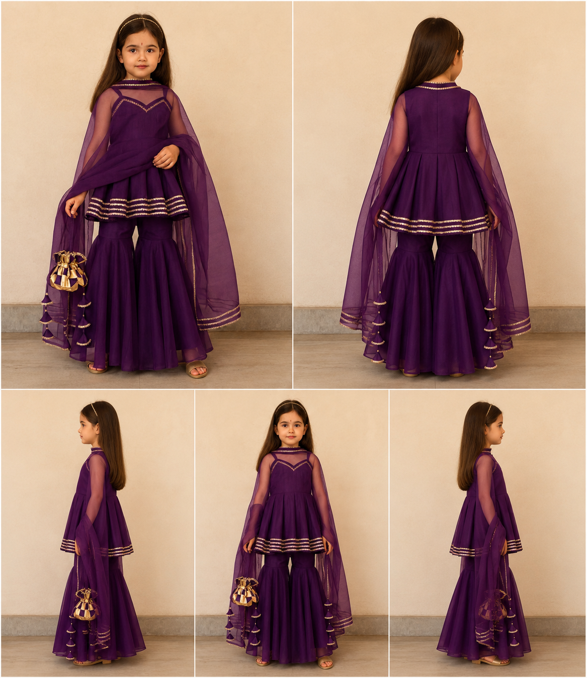 Pre Order: Suit Set with Gota Detailing