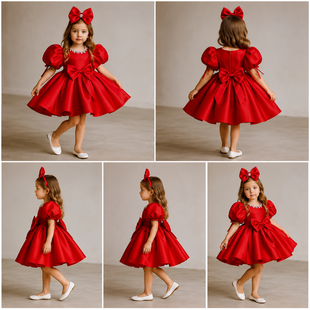 Pre Order: Zina satin bow dress.