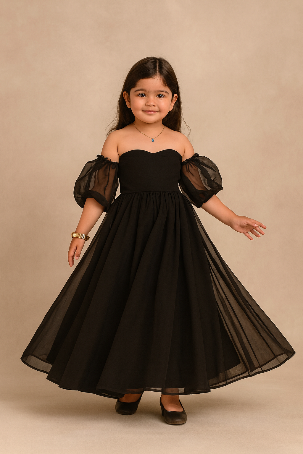 Pre Order: Black Off Shoulder Dress
