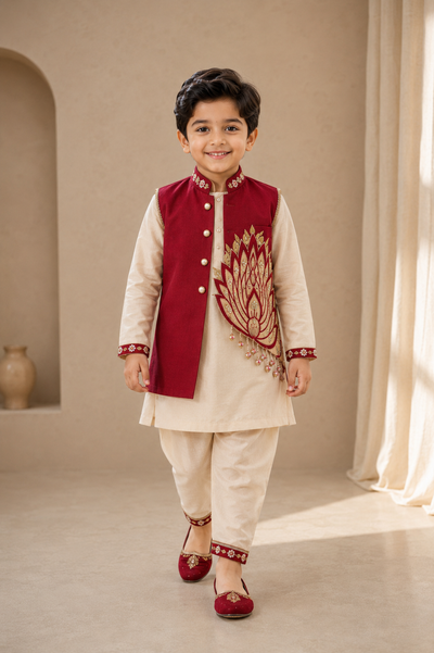 Pre Order: Shubh Padma Kurta Set