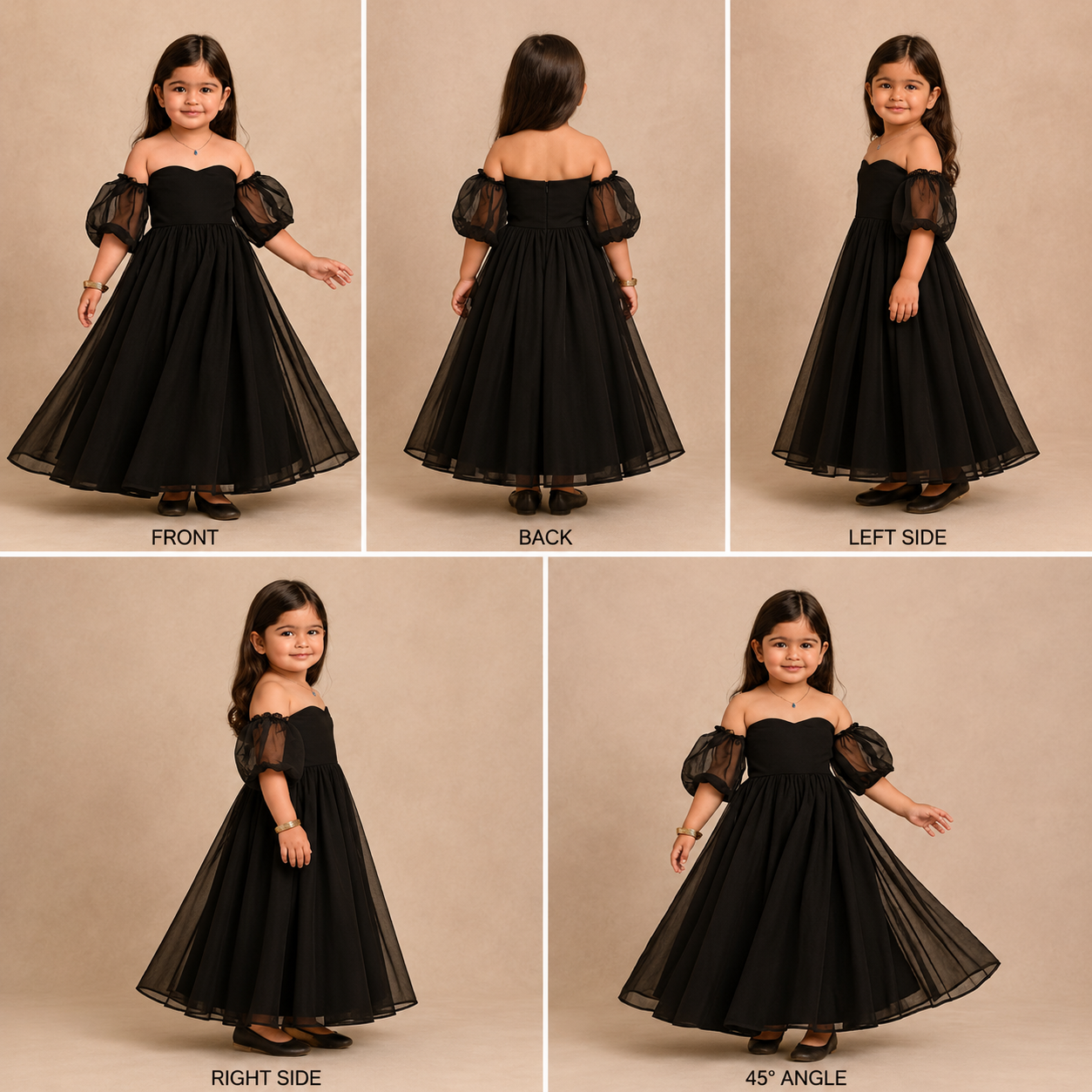 Pre Order: Black Off Shoulder Dress