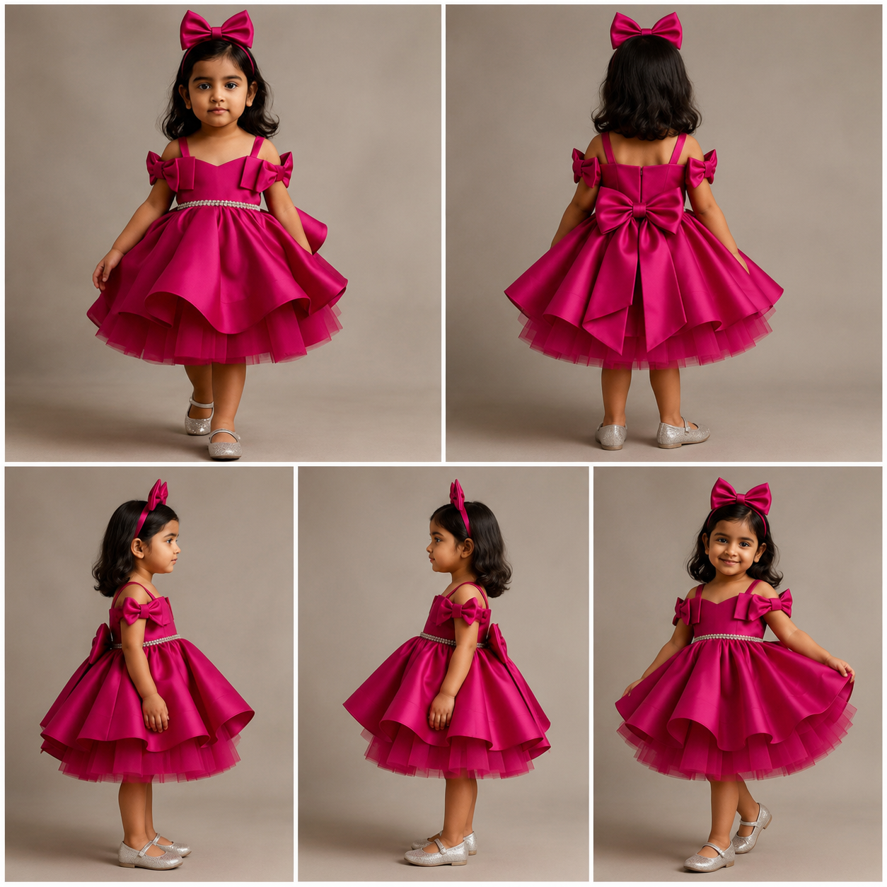 Pre Order: Knox Hot Pink Satin Dress