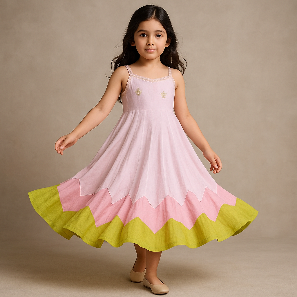 Pre Order: Multicolour Cotton Dress