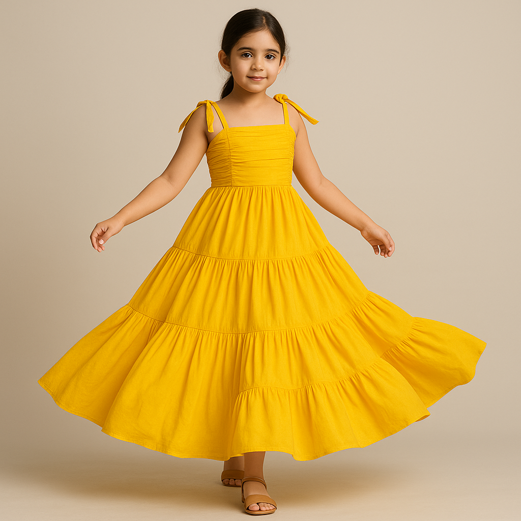 Pre Order: Yellow Cotton Dress