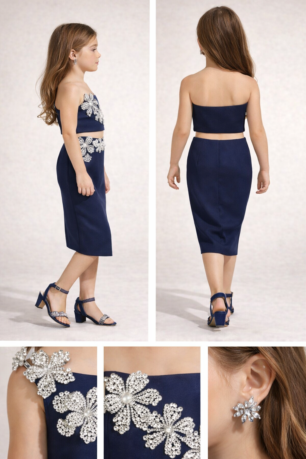 Pre Order: Blue Crystal Blossom Set