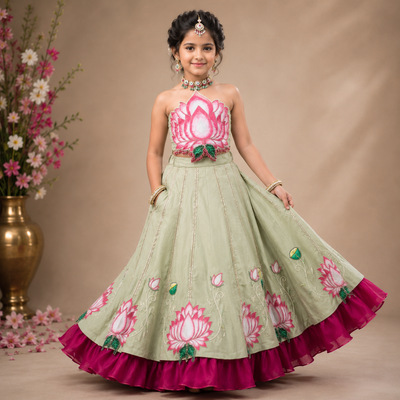 Pre Order: Kamal Kunj Lehenga
