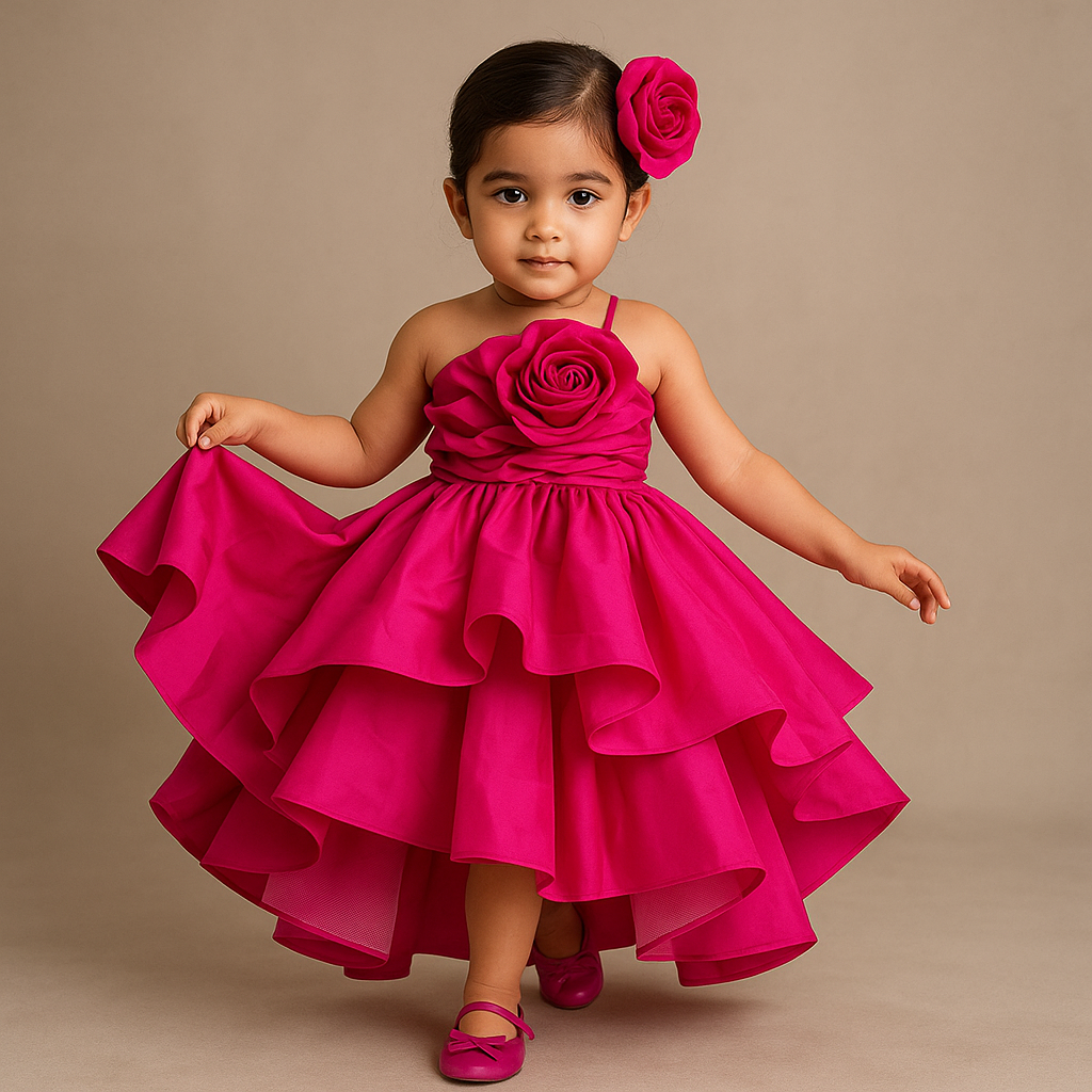 Pre Order: Glamorous Pink Trail Dress