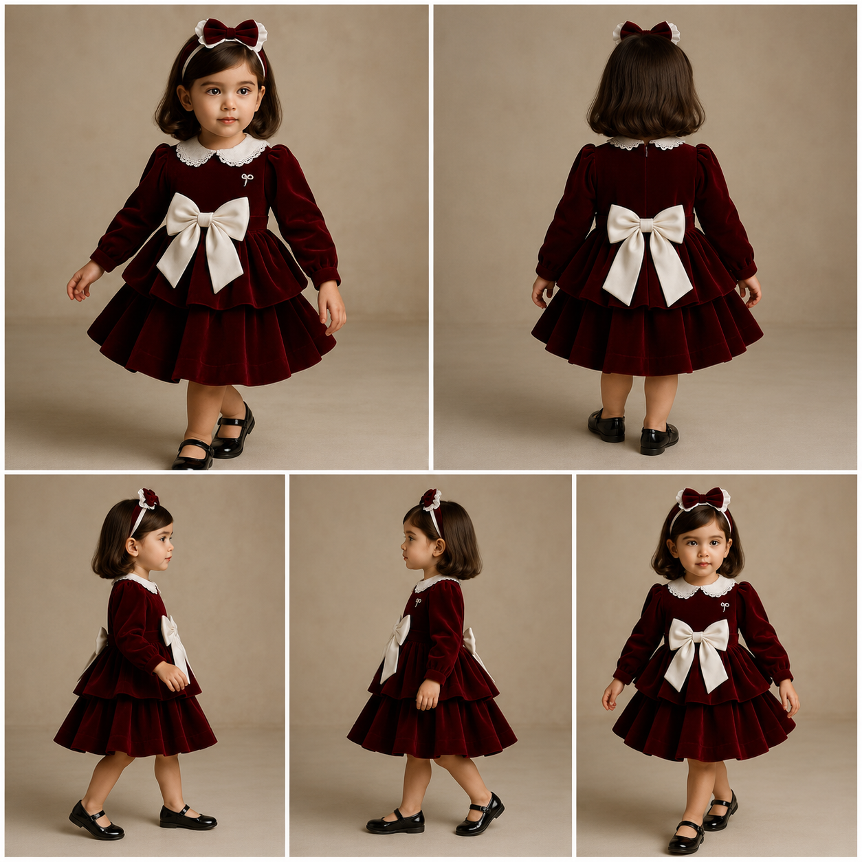 Pre Order: Anna satin bow dress.