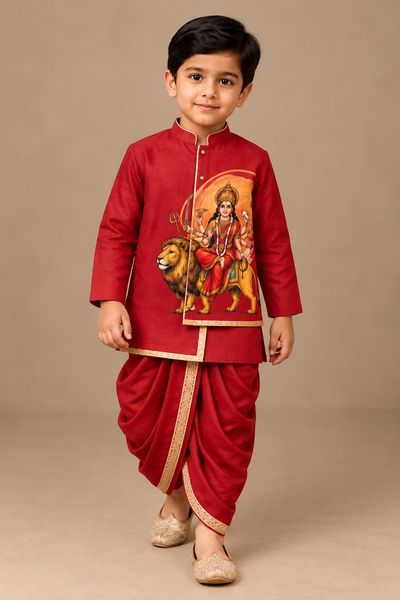 Pre Order: Durga Pratap Kurta Set