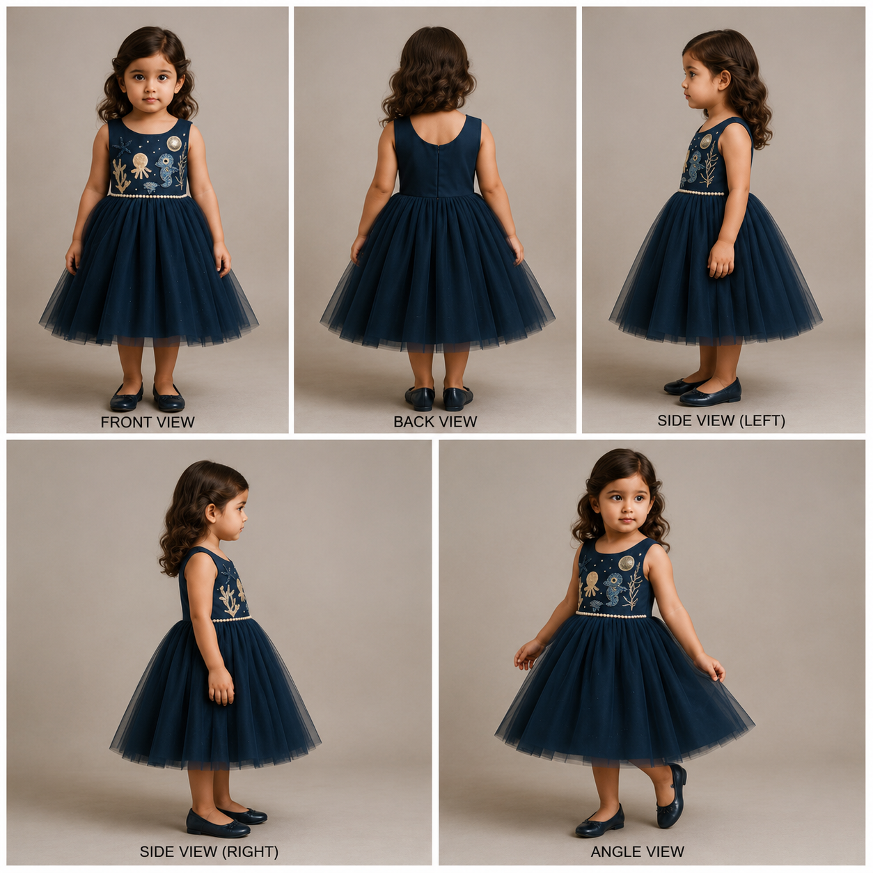 Pre Order: Sea Life Blue Dress