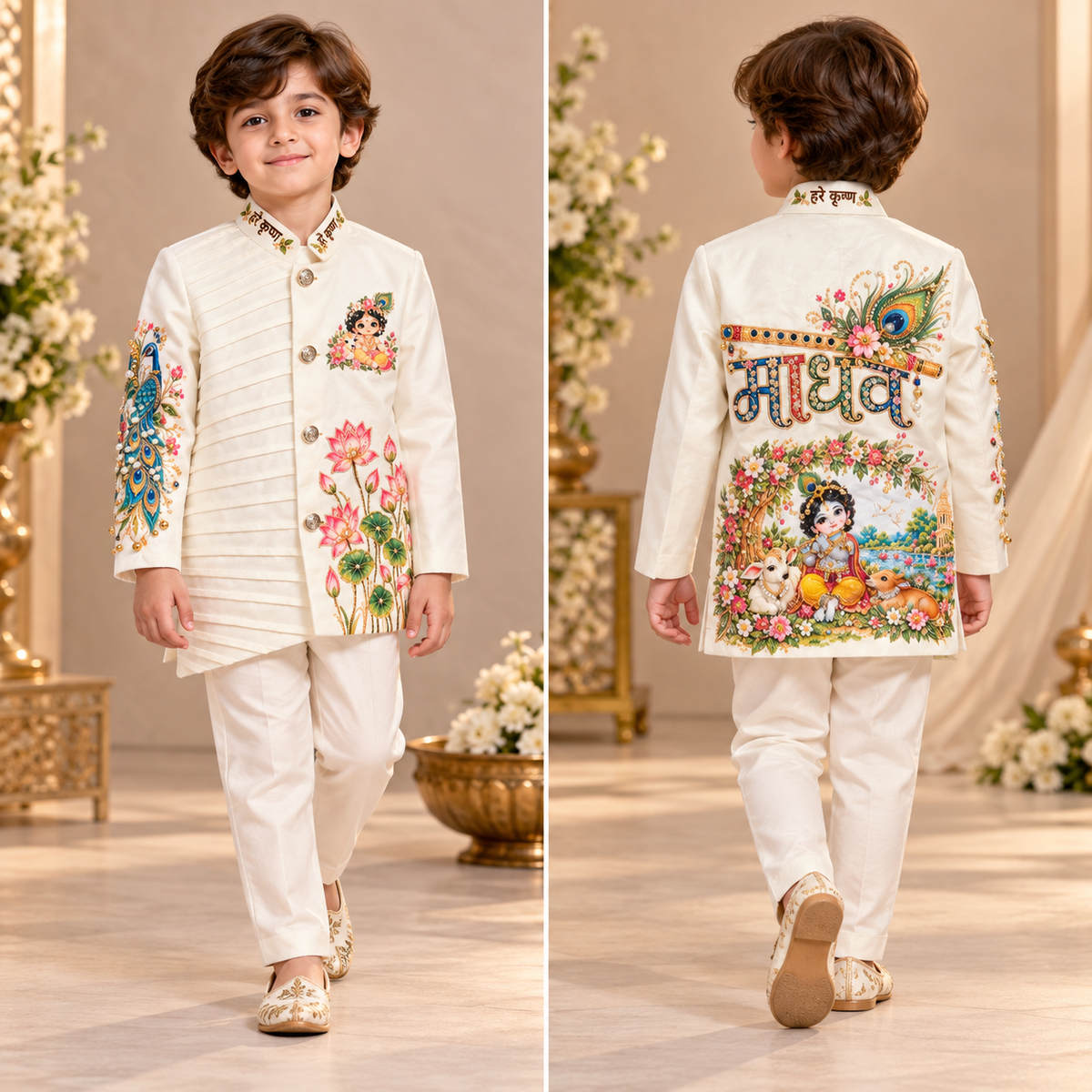 Pre Order: Krishna Leela Sherwani