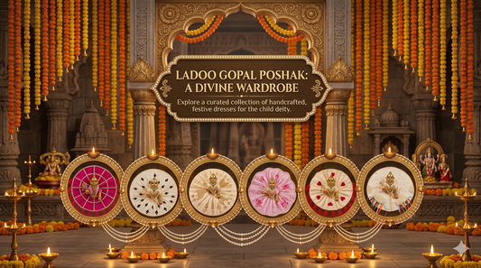 Ladoo Gopal Ji Poshak Online: 7 Handcrafted Designer Dresses for Your Kanha (Sizes 0–14)