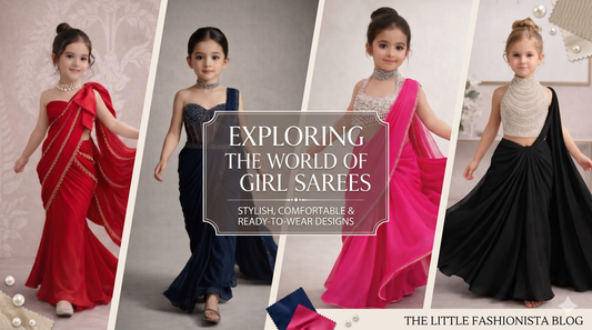 Girls Saree Online in India: 60 Pre-Stitched Designer Sarees for Weddings, Festivals & School Functions