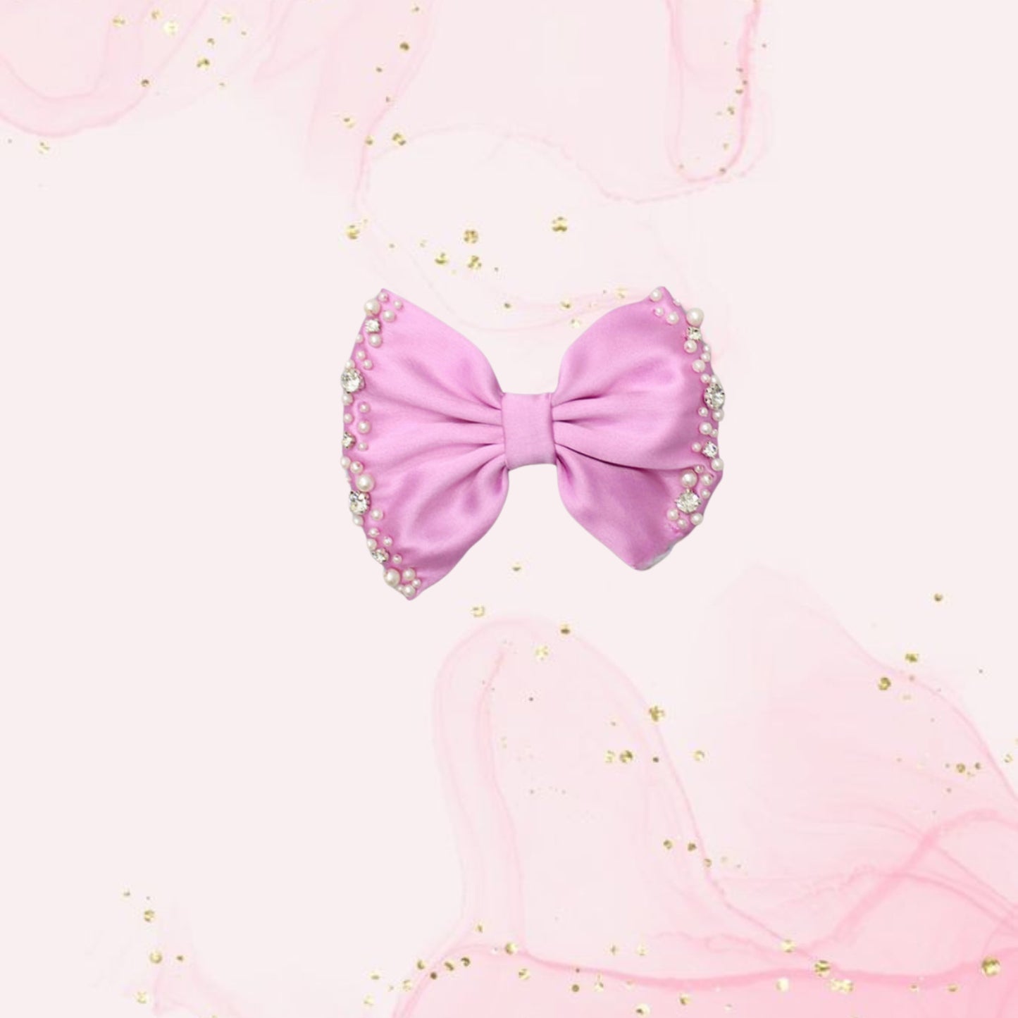 Elegant Satin Bowie Hair Clip