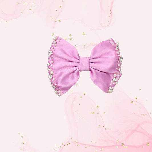 Elegant Satin Bowie Hair Clip