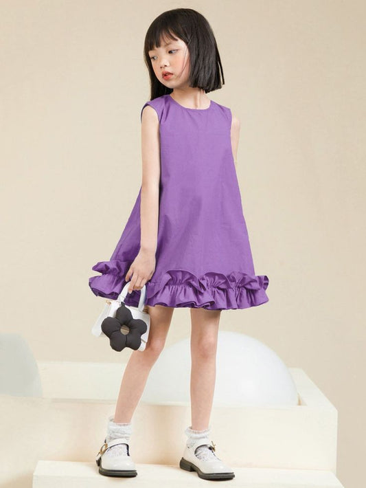 Pre Order: Pleasant Frill Cotton Dress
