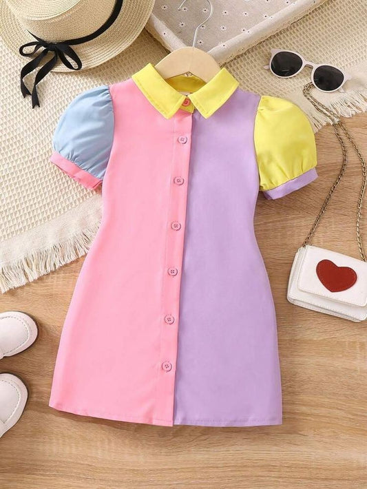 RTD Pre Order: Rainbow Cotton Dress