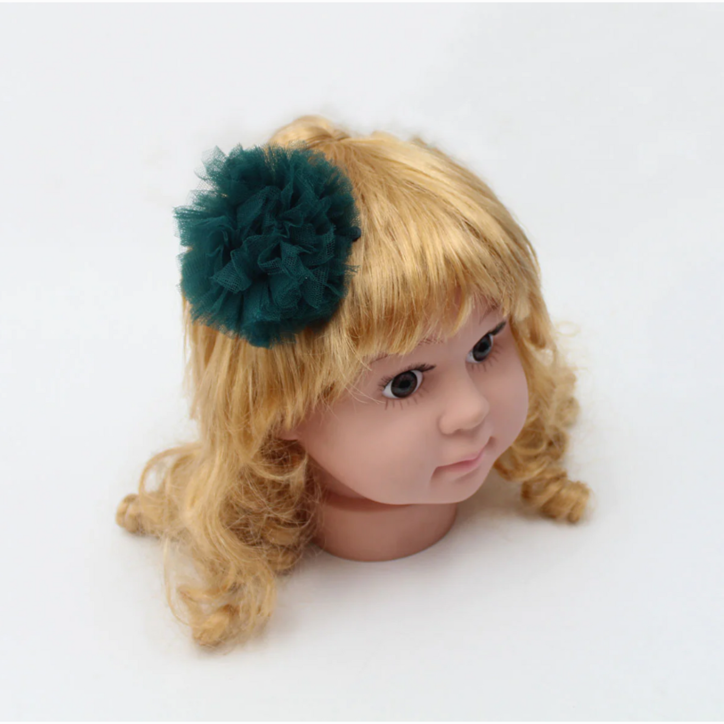 Net Ruffle Hair Clip