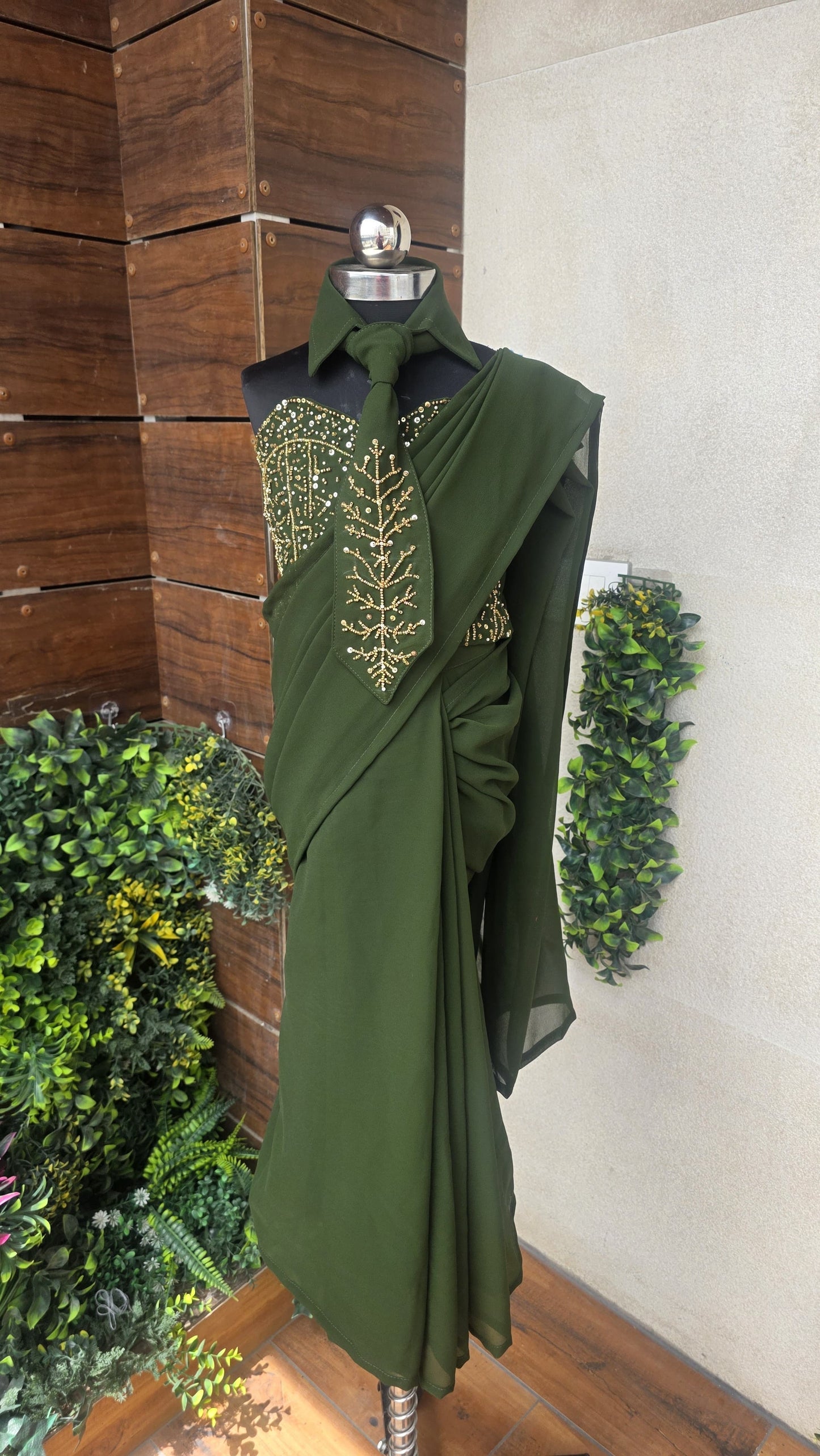 Pre Order: Olive Royale Designer Saree