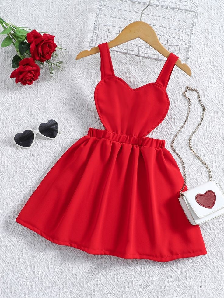 Pre Order: Red Heart Cute Mini Dress