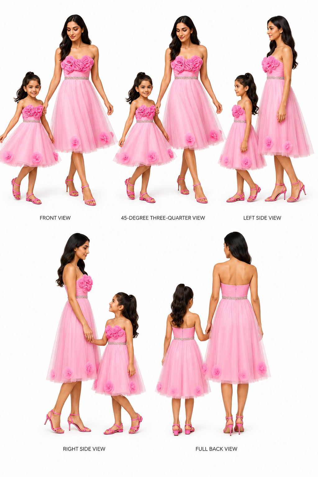 Pre Order: Pink Handmade Floral Dress