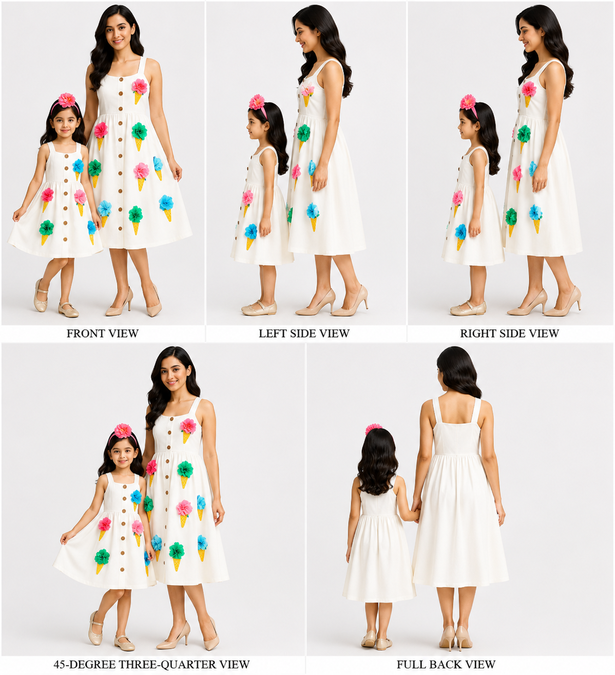 Pre Order: Ice Cream White Dress