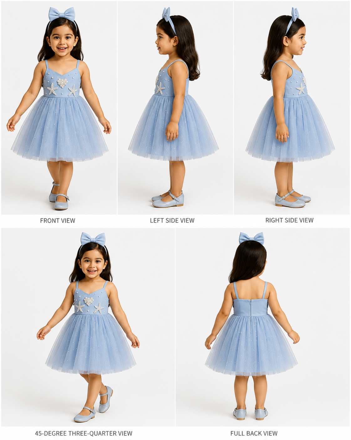 Pre Order: Sea Life Pearl Deatailed Frock