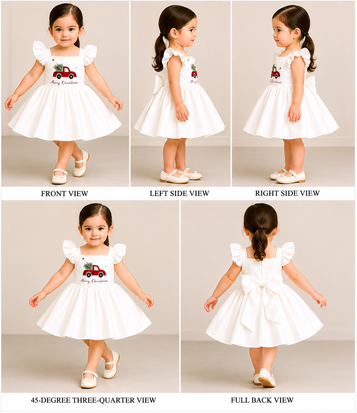Pre Order: Christmas Red Car Dress