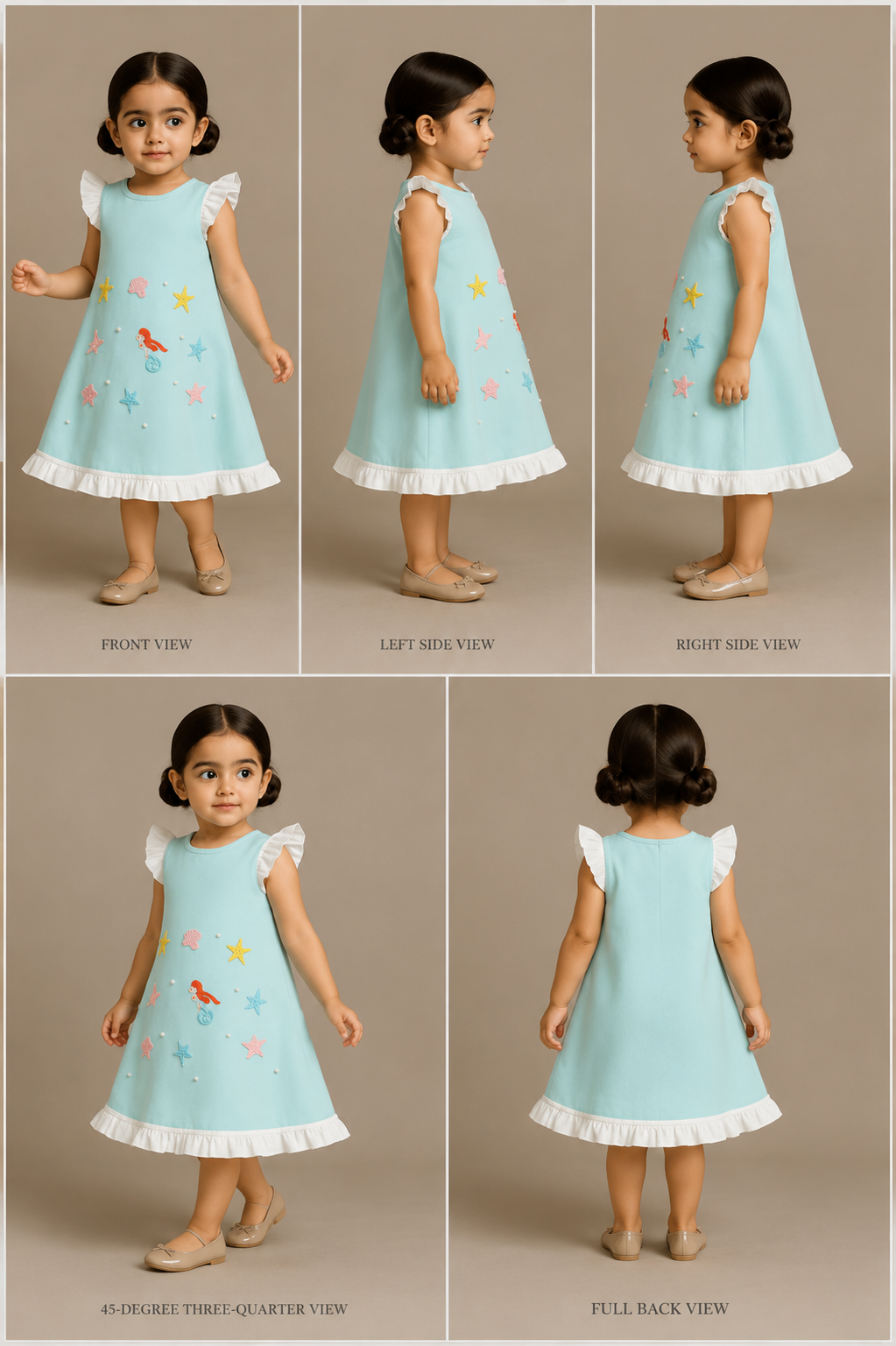 Pre Order: Ocean Themed Blue Dress