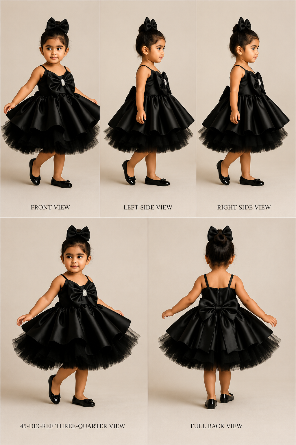 Pre Order: Cori Black Net Dress