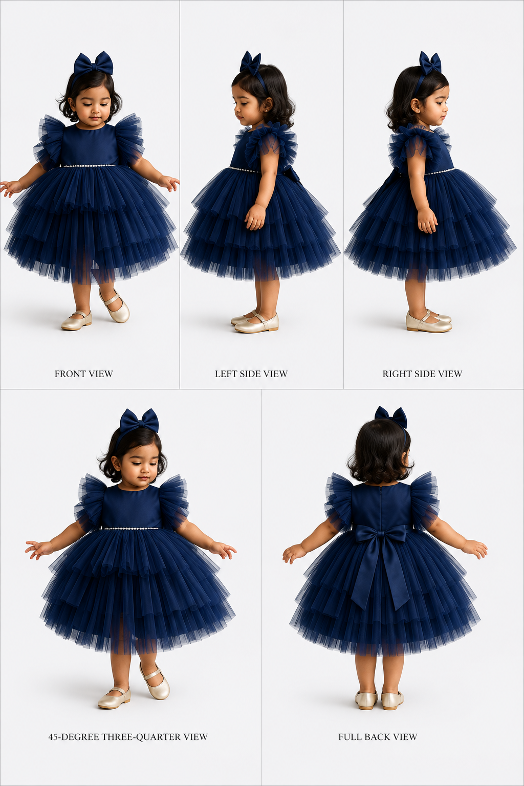 Pre Order: Halo Blue Net Dress
