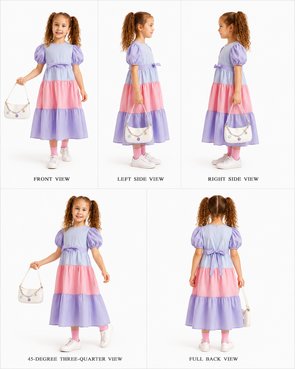 Pre Order: Adore Three Colours Summer Cotton Dress