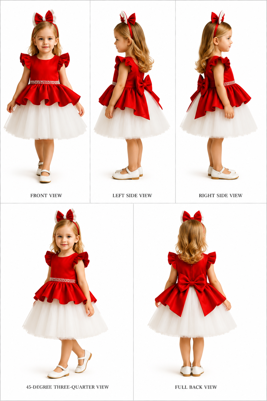 Pre Order: Beautiful Red White Dress
