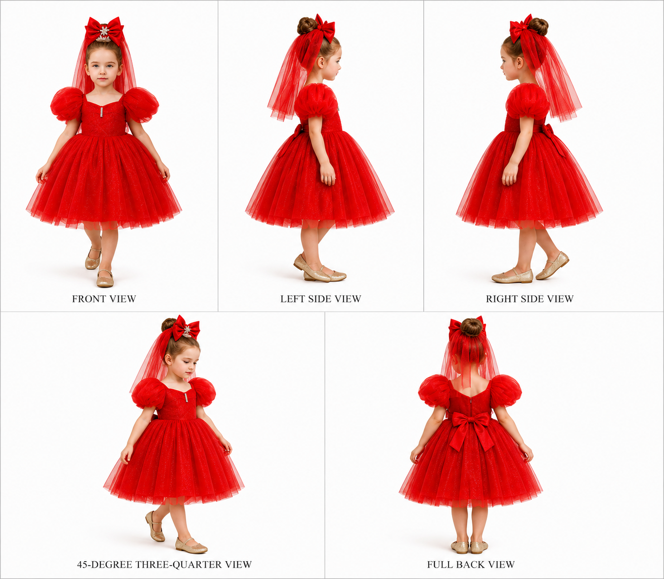 Pre Order: Red Net Dress