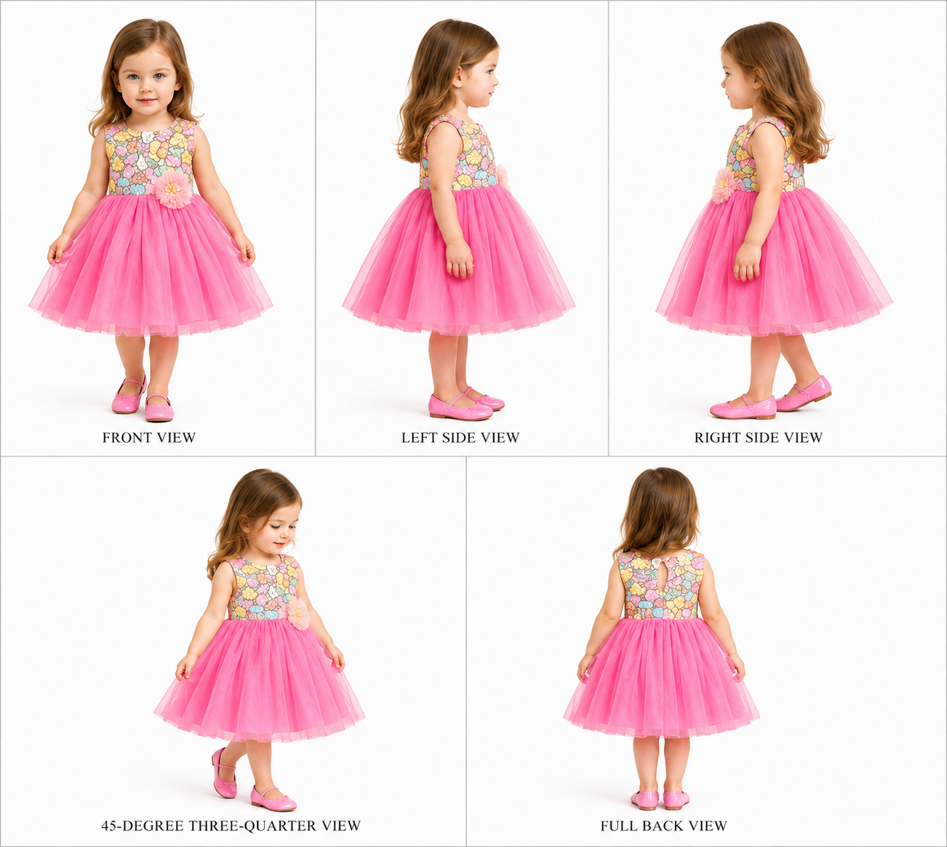 Pre Order: Lovely Dessert Printed Pink Dress