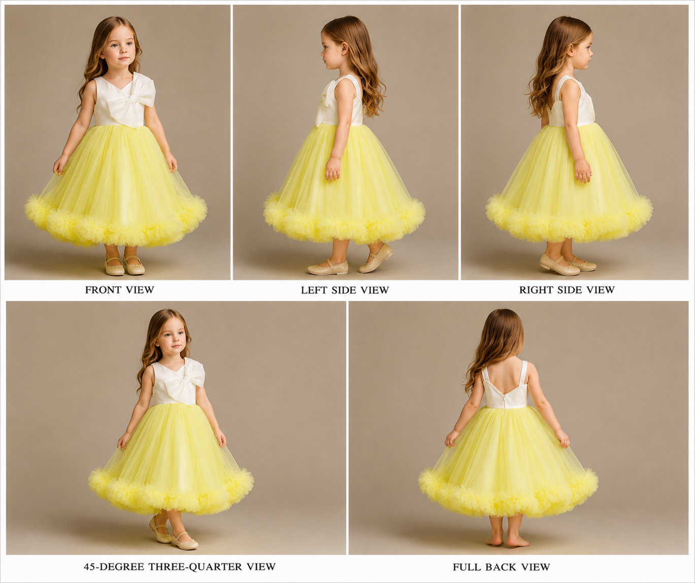 Pre Order: Bow Enhanced One Shoulder Net Dress
