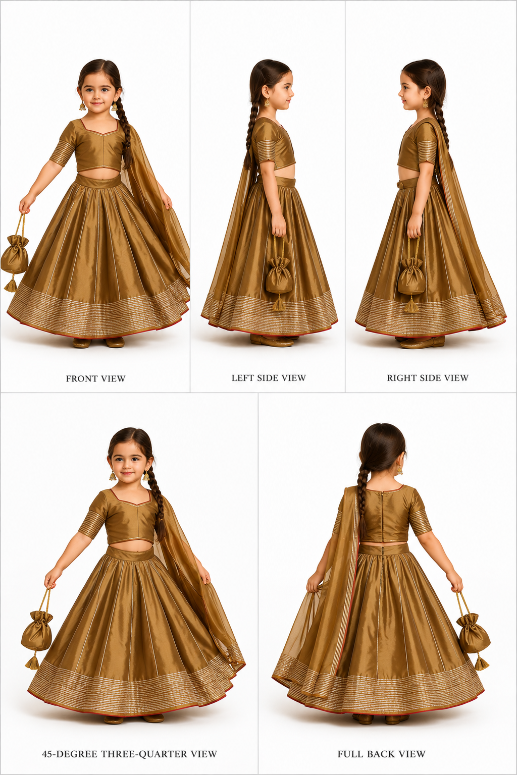 Pre Order: Inaya Gota Detailed Lehenga Set