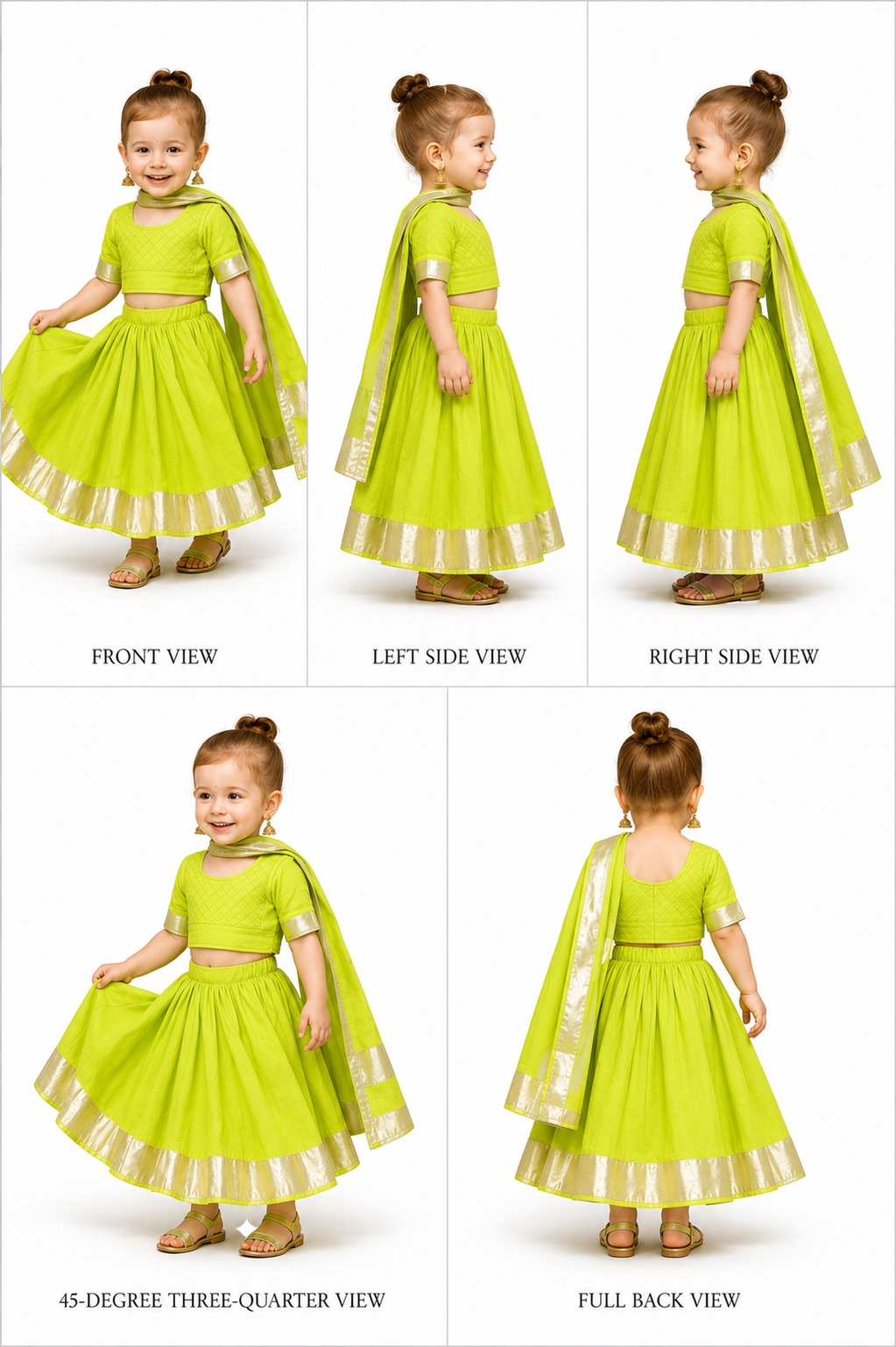 Pre Order: Neon Gota Detailed Lehenga Set