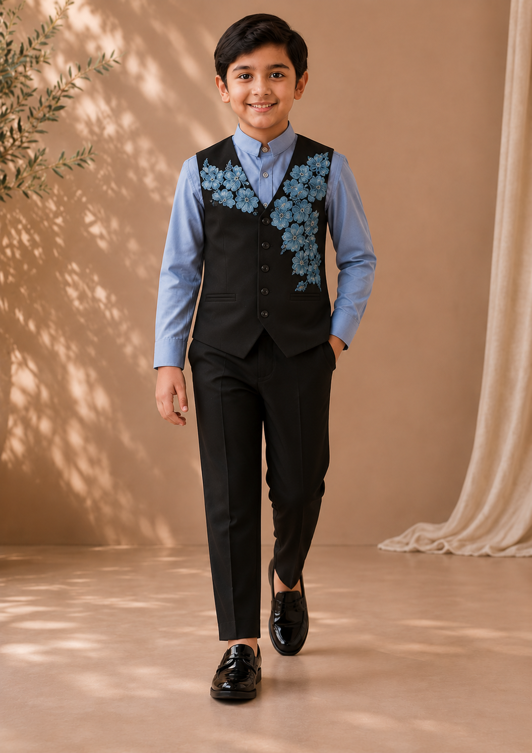 Pre Order: Blue Orchid Royale Vest Set