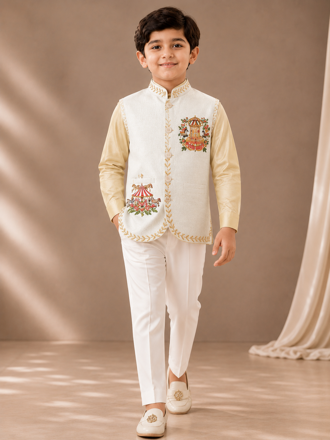 Pre Order: Mahavir Royale Vest Set