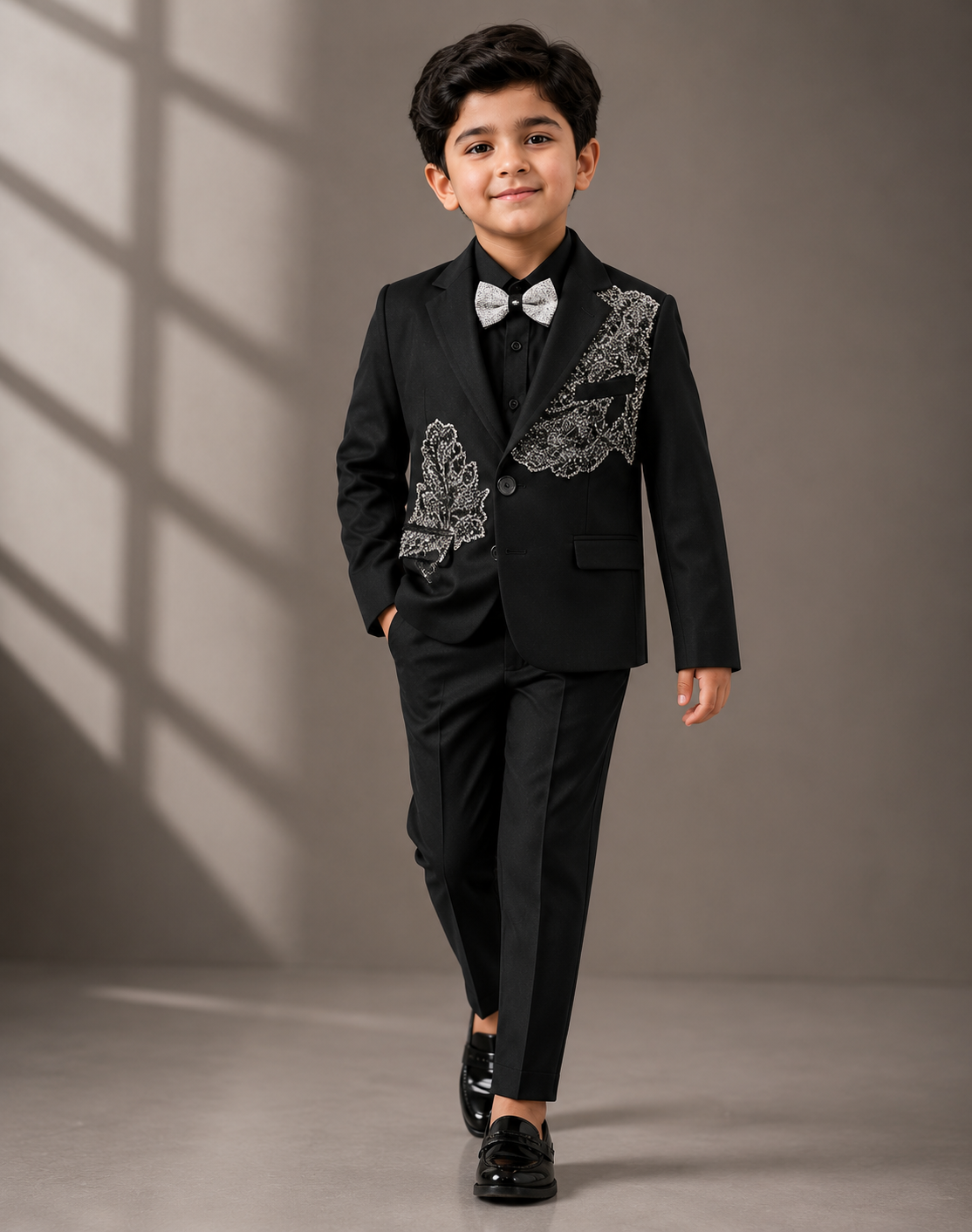 Pre Order: Monochromatic Floral Tuxedo