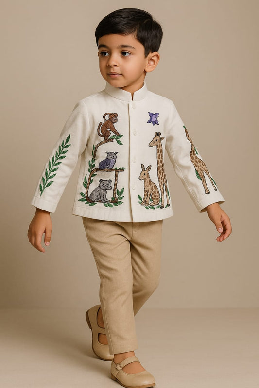 Pre Order: Jungle Embroidered Jacket